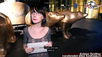 German student teen public pick up EroCom Date in Berlin Casting