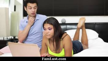 Stepbro Helps His Stepsis in Passing Exams Only If She Lets Him Freeuse - Michelle Anderson - Famlust